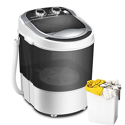 Portable Compact Washing Machine w/Washer and Spinner, 10 lbs Washing Capacity, Stackable Washer and Dryer, Portable Washer and Dryer Combo for Apartments, Condos, RVs, Camping,Pink