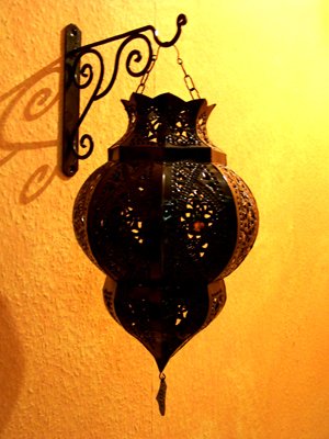 Orientalische Lampe Pendelleuchte Rostfarben Argana E27 Lampenfassung | Marokkanische Design Hängeleuchte Leuchte aus… – Bild 7
