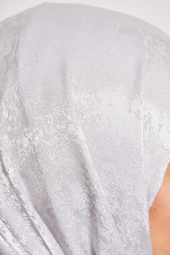 Hijab Scarf for Women – Long & Soft Hijab, Shawl, Head Scarf, Gi Shine Jacquard Shawl – 29.5" x 72.8"2