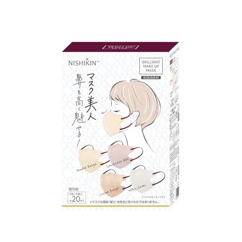 NISHIKIN BRILLIANTMAKEUPMASK 2D ̌^ 4F oCJ[02 20 4F sDz ̌^  g sN F J[ sN}XN F}XN ܂ Kl  2Ď^ 2D  uAg}XN