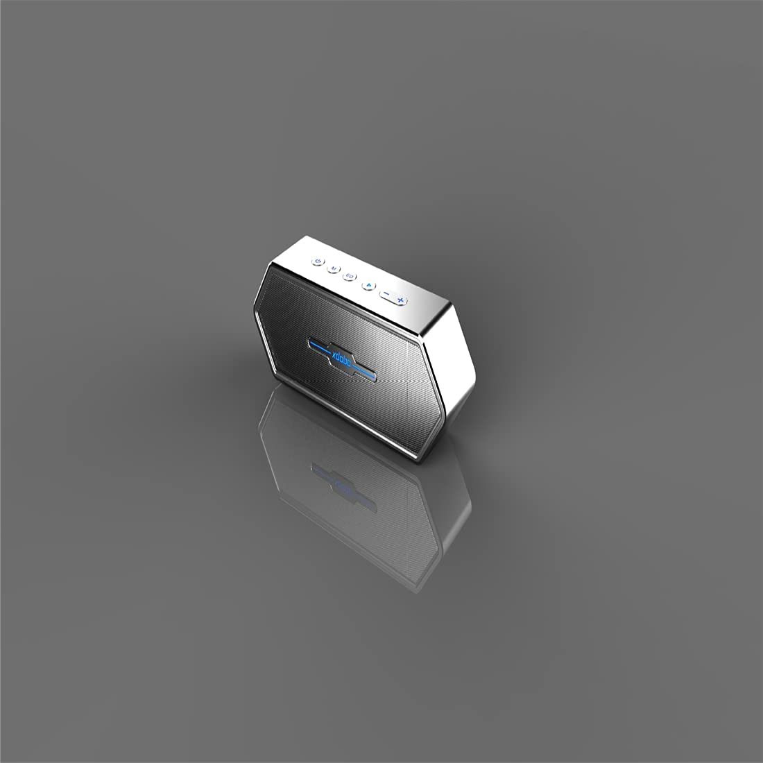 Altoparlante Bluetooth, Altoparlanti Wireless Portatili, Altoparlante Wireless Gioco, Stereo Forte, Basso in Piena Espansione, Adatto A Tutti I Tipi di Giochi,Argento