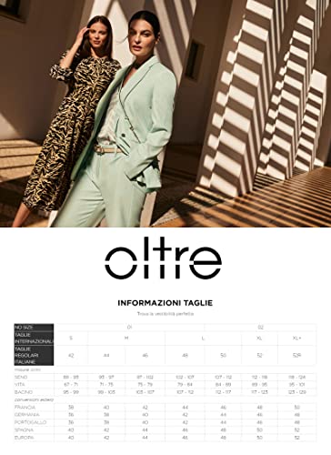 Oltre: Pantaloni Chino Misto Tencel Nero. 44 Stagione Primavera Estate 2025. - 5