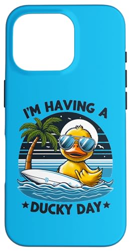 Having a Ducky Day 킢Aq̃T[tB X}zP[X iPhone 16 Pro p