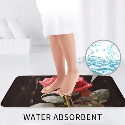 Tapis de bain antidérapants et absorbants en microfibre douce OUSIKA