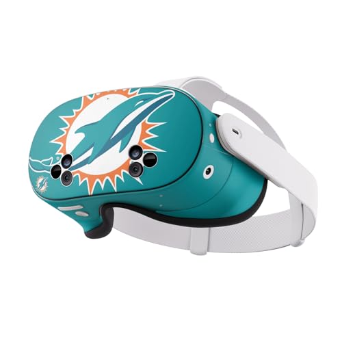 Couverture vinyle Miami Dolphins pour Meta Quest 3S : protégez votre casque des rayures