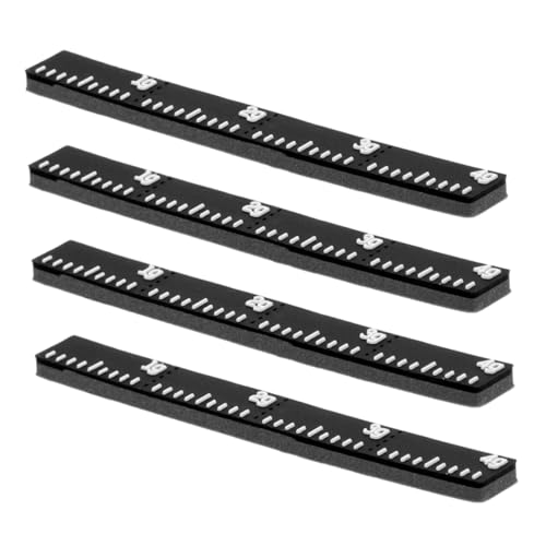 SUPVOX Tennis Racket Weight Balance Strips 4 Pack Silicone Weight Pads Racket Weighting Supplies for Dampener