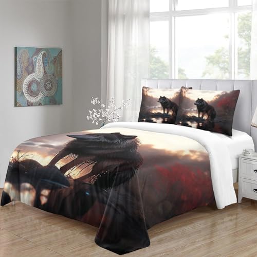Parure de lit pour housse de couette facile à laver avec fermeture éclair - 5