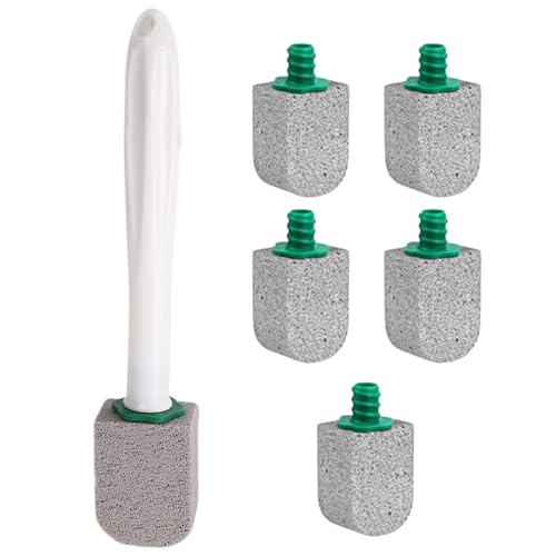 Limpiador de establo de Inodoro | Mango extendido, Scratch -Free | Depurador de baño, Limpieza Profunda, removedor de Manchas de Agua | Durable, ergonómico, Efectivo | Toilette, baño, hogar
