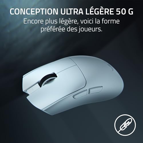 Souris Razer Viper V4 Pro sans Fil Blanche pour Setup Gaming Minimaliste - 4