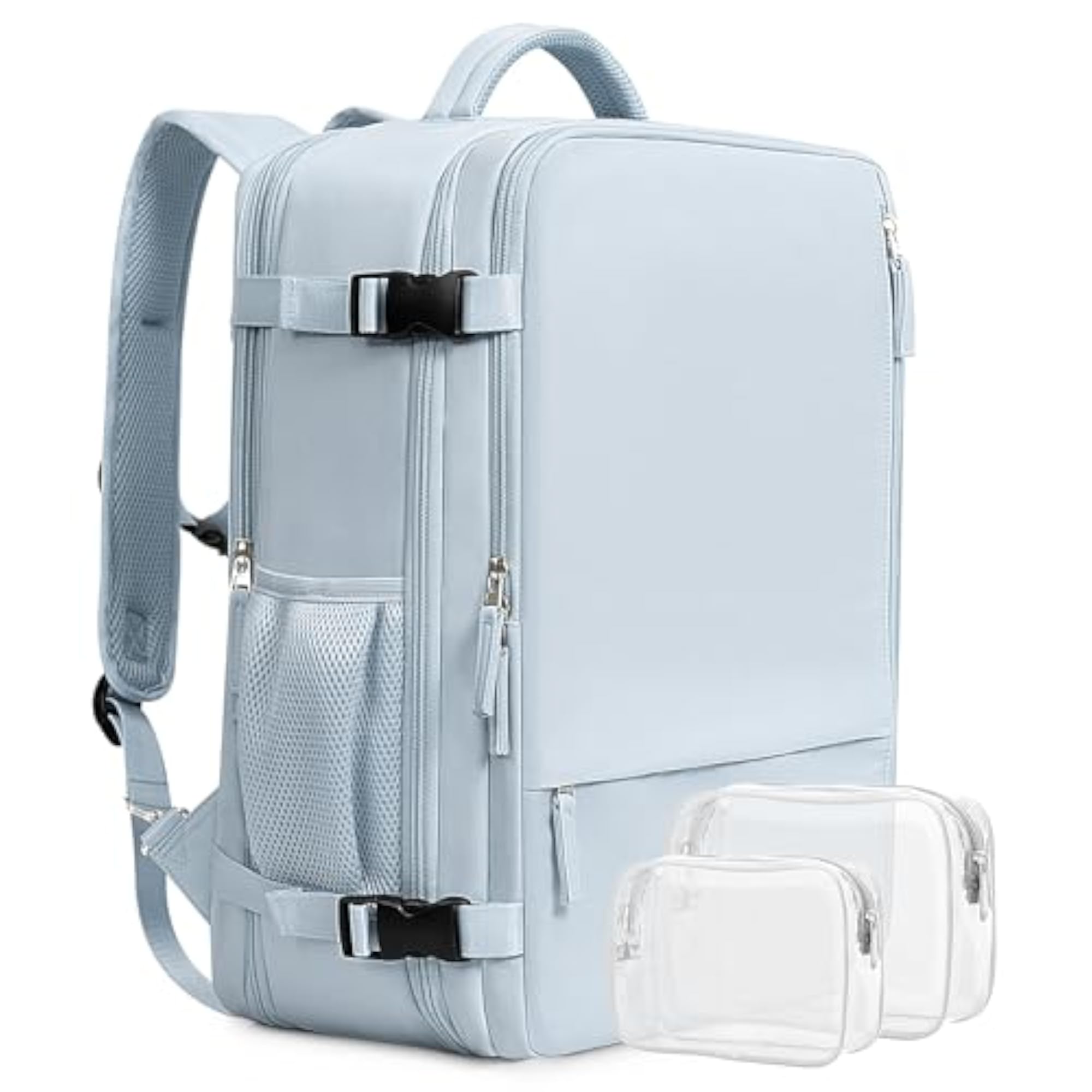 Airline Approved Light Blue Travel Backpack, X-Large