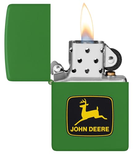 Encendedor Zippo John Deere Logo Verde Musgo miniatura 3