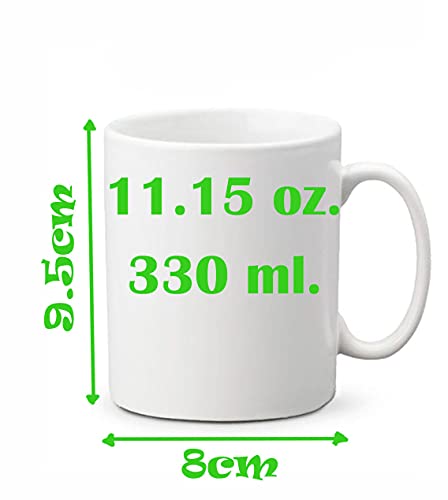 Hashtag DEFI Descentralized Finance Magic - Taza de café (cerámica, 330 ml) - Imagen 4