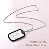 FindChic-Dog-Tags-Personalized-Necklace-for-Men-with-Silencer-Custom-Text-EngravedPrint-Photo-Military-US-Army-ID-TagSaint-Michael-Guardian-Pendant-Stainless-Steel-Jewelry-Gift-with-Jewelry-Box
