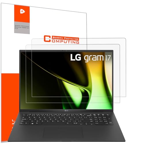 YINOVEEN 2 Pack 17 inch Anti Glare Screen Protector For LG gram 17 (Model: 17Z90R-K/ 17Z90R-A/ 17Z90Q/ 17Z90N/ 17Z95N/ 17Z90P/ 17Z95P/ 17U70P/ 17U70N) Laptop, Reduce Eyes Strain Filter