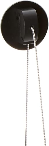 Miniatura 5 de Spancraft Glass CR-12x33-Estante de vidrio estilo colgante (como un andamio) de acero cepillado, 12 x 33 pulgadas, CR-4.75x12-Brushed Steel