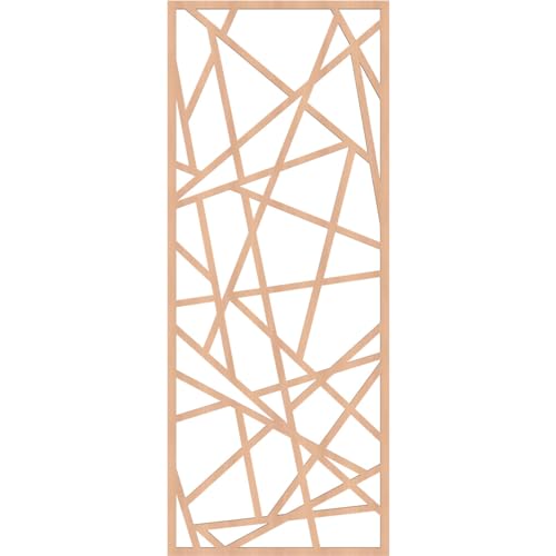 Image of Conway Decorative Pierced Fretwork Wood Wall Panels, 19 3 /8 inchW x 49 3 /8 inchH x 1 /4 inchT, Alder