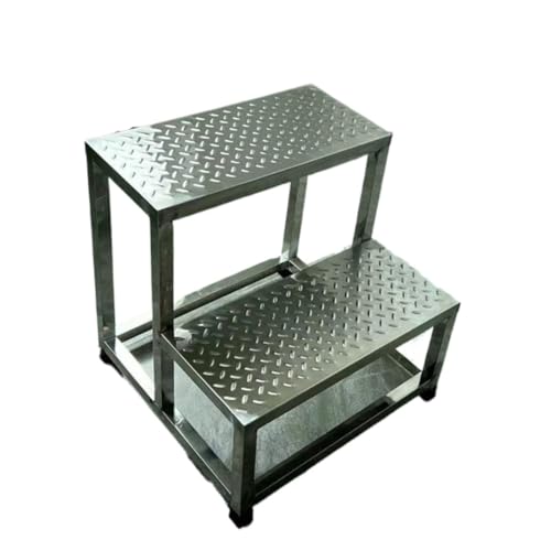 【Wixero】踏み台 ステップ台 フットスツール ステンレス鋼 耐日光 耐腐食性 多機能 使いやすい 耐洗い 屋内 屋外 家庭用 工場 病院 スーパーマーケット 倉庫 階段昇降用 (不??大号二?)