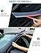 JOYTUTUS Vent Visor Compatible with 2015-2024 Ford F150, 2017-2024 F-150 Raptor Crew Cab, Outside Mount Car Window Rain Guards Deflectors, Vent Shades Accessories