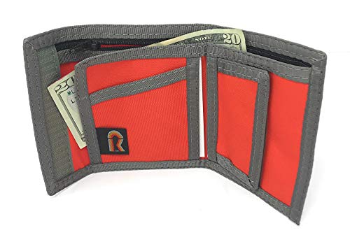 California Bifold Nylon Wallet w/Inside Pocket. Hook & Loop Closures. Made in USA2