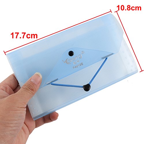 Sourcingmap - Cartella Blu Chiaro