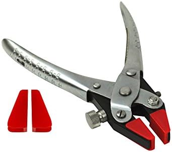 Parallel/Clamping Pliers w/Positioning Screw Wire Non-Marring Metal Forming Jewelry Making Tool