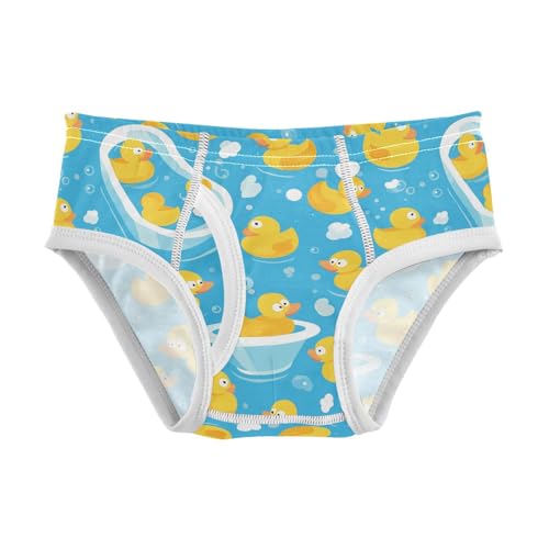 visesunny Boys Potty Training Underwear Funny Yellow Duck Bathing Breathe Cotton Briefs Size 2T-8Y for Toddler