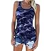 Produktbild SHE.White Damen Große Größe Tank Tops Sommer Classics Loose Blusen Ladies Loose Weste Ärmellos Oberteil Lässiges Baumwolle Shirt Basic Tee S-5XL