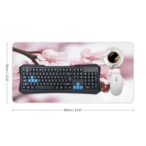 Cherry Blossom Desk Pad con Base de Goma, Grande, 30x60 cm miniatura 2