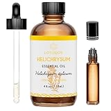 LOTUSJOY Helichrysum Essential Oil, 100% Pure Helichrysum Italicum Oil for Bruising Skin Roll On Diffuser Room Spray - 4 Oz