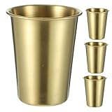 Tasse en acier inoxydable : la tasse en acier inoxydable peut être utilisée pour contenir de la vodka, du whisky, du vin rouge des cocktails.