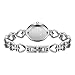 Diaofendi Petite Gold Watches for Women Vintage Bracelet Wrist Watch Luxury Ladies Oval,Fashion Dress Quartz Watch with Tools Include,Waterproof (Silver Shell-White)