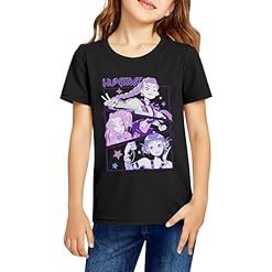 Buy the Enchanting Demon Hunters Graphic Tee for Girls - Perfect Summer Crewneck! – generic