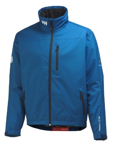 Image of Helly-Hansen mens Crew Midlayer Fleece Lined Waterproof Windproof Rain Jacket