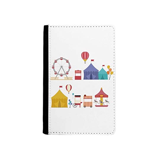 Étui portefeuille de voyage pour passeport motif parc d'attractions cadeau idéal