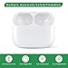 Wireless Charging Case for AirPods Pro, AirPod Pro Charger Case Replacement, Charging Case Compatible with Air Pods Pro Support Blue-Tooth Pairing Sync, 450mAh Built-in Battery, No Earbuds, White
