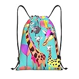 Photo Gallery sdegtho colorful giraffe fans lovers stylish drawstring zaini cinch borse, palestra cinch bag poliestere string bag per gli uomini donne, nero , s Photo Gallery sdegtho colorful giraffe fans lovers stylish drawstring zaini cinch borse, palestra cinch bag poliestere string bag per gli uomini donne, nero , s