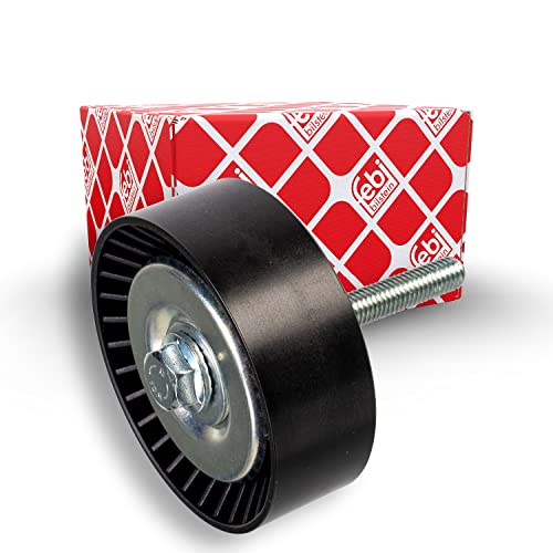 febi bilstein 33977 Idler Pulley for auxiliary belt, with screw, pack of one