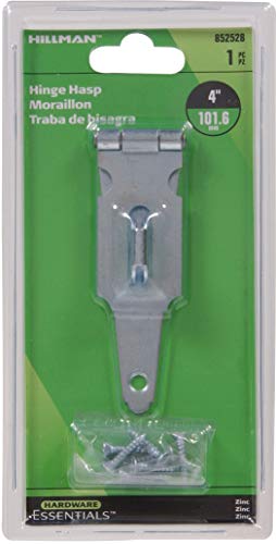 Image of Hardware Essentials 852528 Hinge Hasp Zinc 4 inch