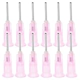 NUOBESTY 100 Stück Dosiernadel Stumpfe Spitze Edelstahl 18g Metallnadeln für Klebstoff Dichtstoffe und Tinten Labordosiernadel für und Industrieanwendungen