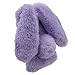 Jorisa Peluche Cover per iPhone 6/iPhone 6S Custodia Carina Morbida Faux Coniglio Orecchie Cover,Soffice Pelliccia Peloso Hairball Inverno Caldo Cover con Glitter Diamante,Viola