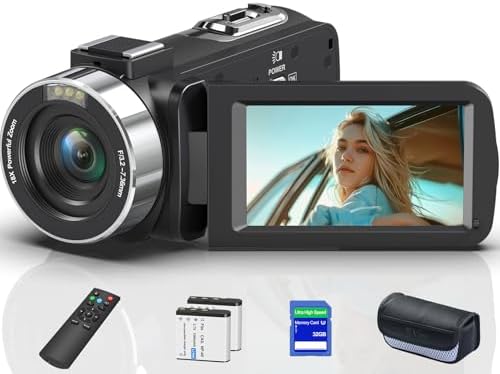 8K 64MP Video Camera 18X Digital Camcorder Video Camera for YouTu...