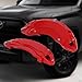 ROINROJI Caliper Covers Brake Compatible for Toyota Tundra 18 in 20 in Wheel Hub Fit Front and Rear Car Caliper Cover Accessories 2WD/4WD 2022-2025 Set of 4 Red