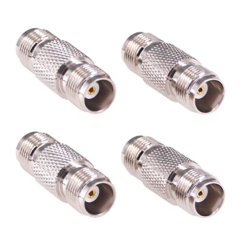 Adaptador TNC hembra a hembra coaxial RF pack 4 piezas miniatura 1
