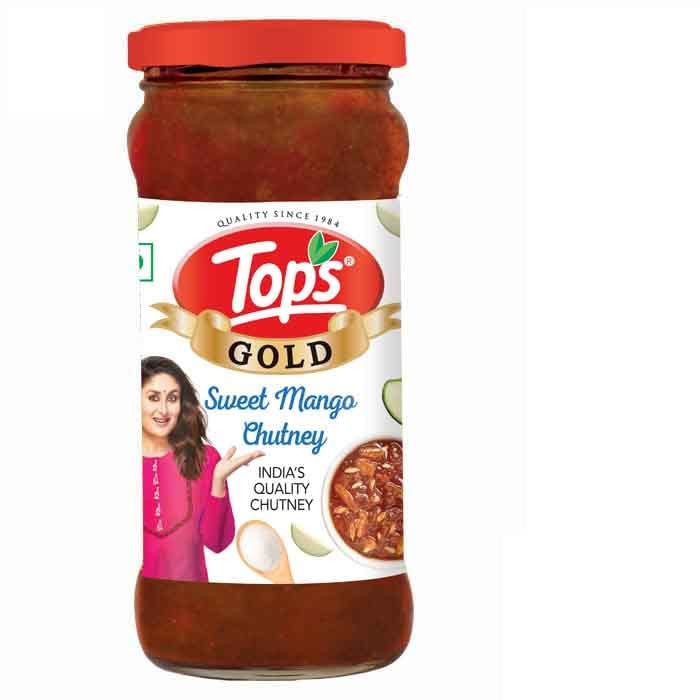 TOPS Gold Sweet Mango Chutney - 450 Gram Glass Bottle | Relish The Sweet and Spicy tanginess of raw Mangoes (B0C5MXRSS9) Amazon Price History, Amazon Price Tracker