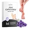 Fußpeeling-Maske Peeling-Fußmasken, feuchtigkeitsspendende Fußmasken Lavendel-Fußpeeling-Maske für Fußkallusentferner Reparatur toter Haut Rauhe Fersen für Frauen und Männer, 2 Paare