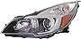 Evan Fischer Headlight Assembly Compatible with 2013-2014 Subaru Legacy Outback Halogen Black Interior Driver Side