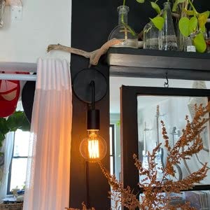 Lighting World - Metal Light/Wall Lighting Sconce with Globe Glass Shade Without Bulb (Unique/White) 20Watts(Wired_Electric) (White)
