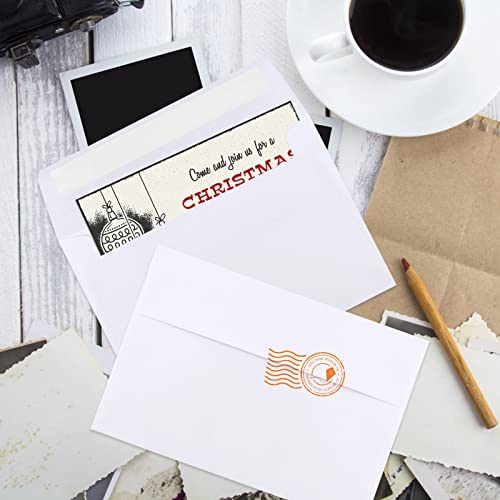 Image of Joyberg 280 Packs A4 Envelopes, White, 4x6 Photo, Self Seal for Invitations, Weddings, Baby Shower, Photos, Postcards, Greeting Cards, Mailing
