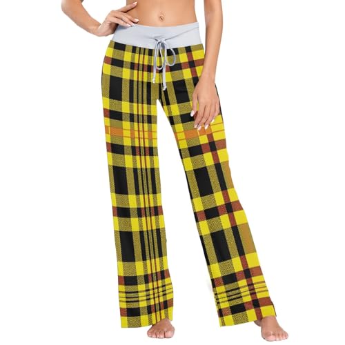 Pyjama à carreaux femme en coton doux GuoChe XS : la tenue de nuit légère idéale pour l'été