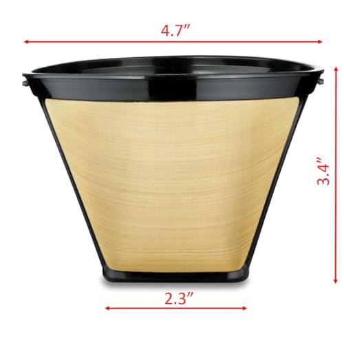 Café Brew Collection GF214CB Medelco #4 Cone Permanent Coffee Filter thumb #1